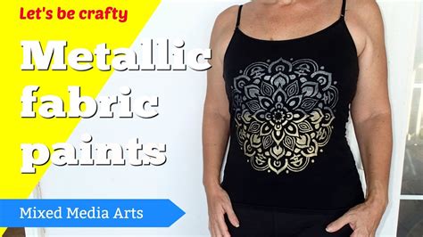 black metallic fabric paint|metallic acrylic paints.